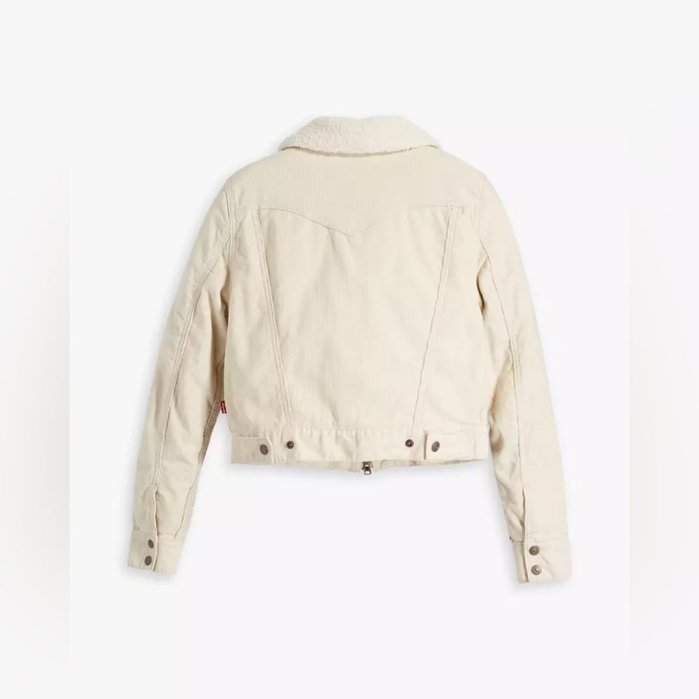 Levi’s Slim Sherpa Zip Trucker Jacket - Picture 4 of 8